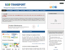 Tablet Screenshot of eco-transport.fr